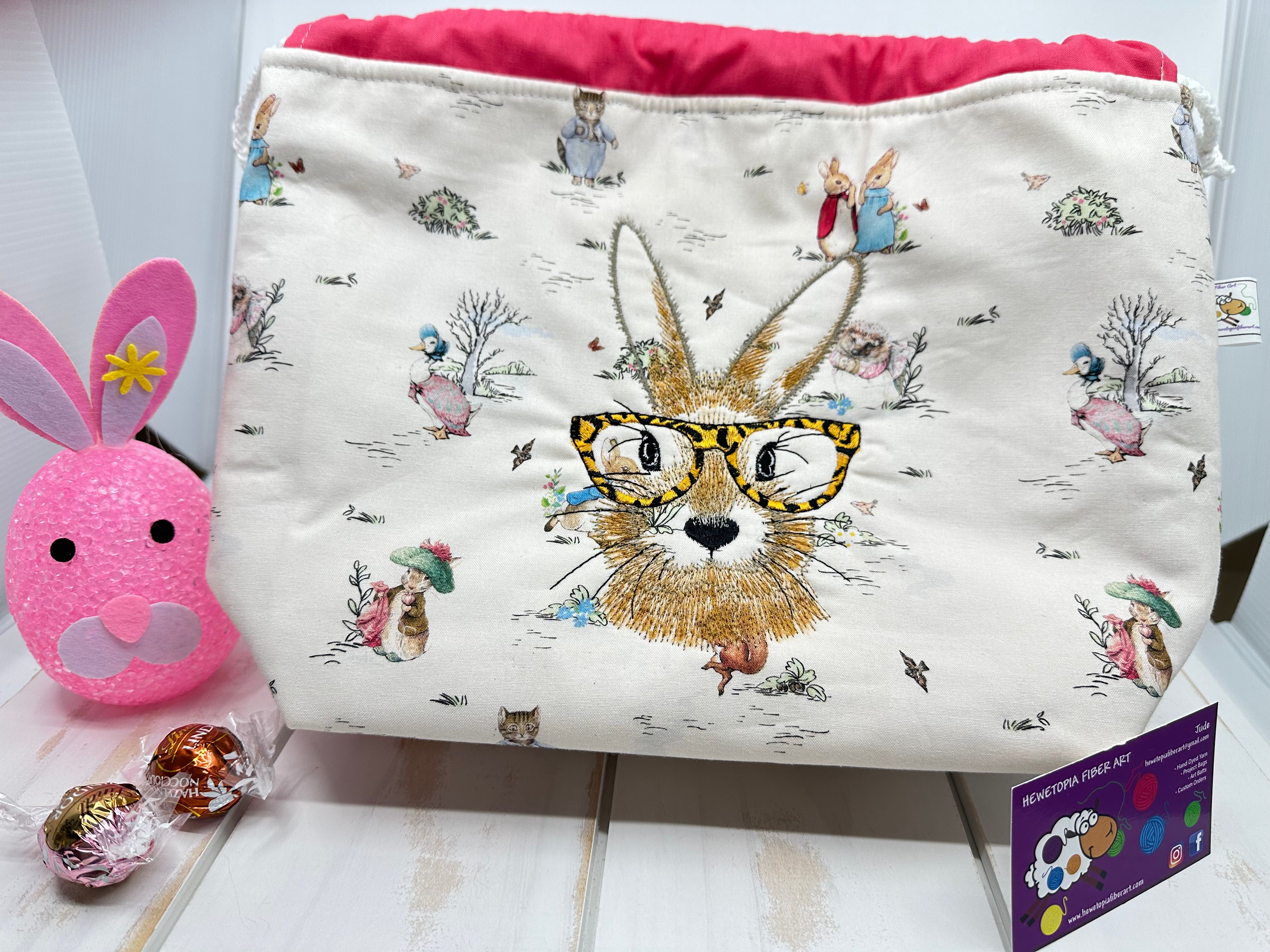 Hoppity Hop Bunny Project Bag