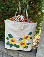 Load image into Gallery viewer, Sunflower Project Bag

