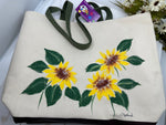 Load image into Gallery viewer, Sunflower Project Bag
