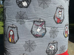 Load image into Gallery viewer, Sweet Jack and Sally Drawstring Project Bag
