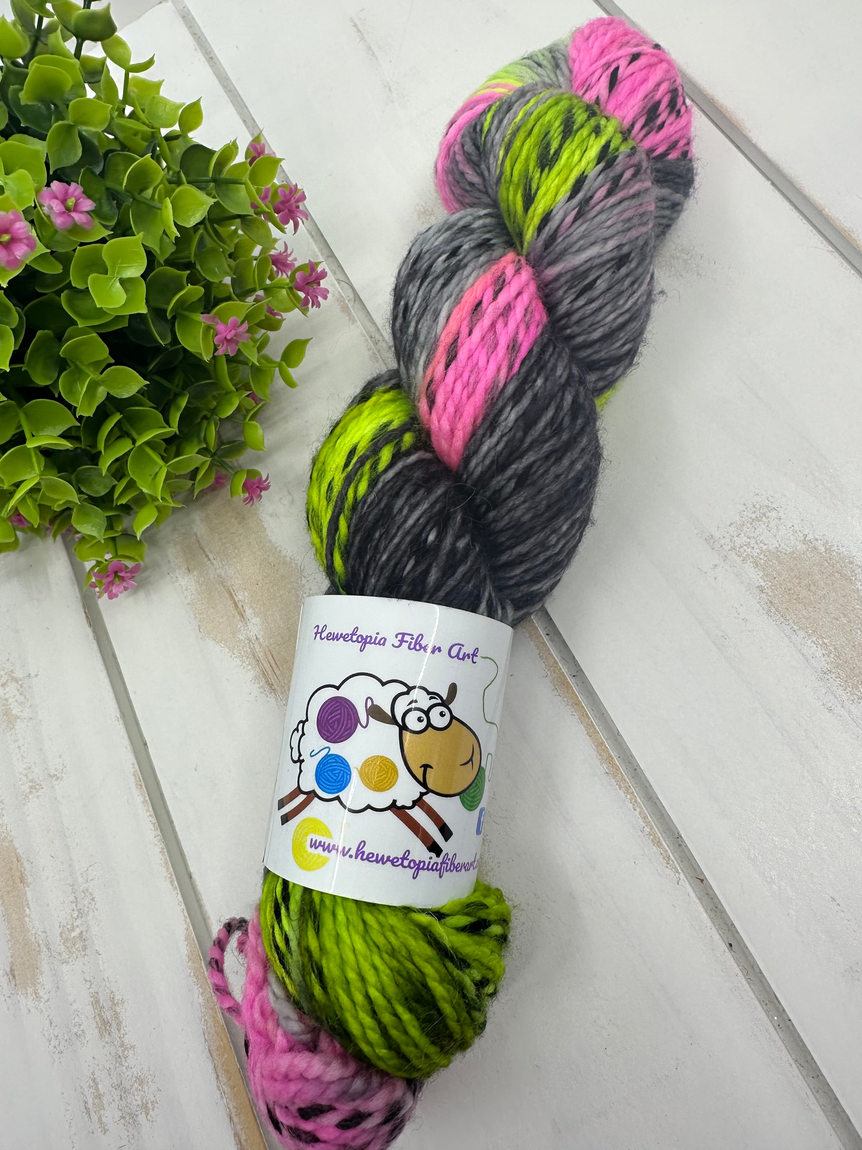 Neon Pop Grey Zebra DK