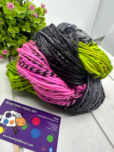 Neon Pop Grey Zebra DK