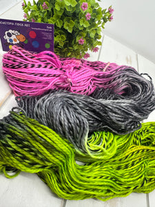 Neon Pop Grey Zebra DK