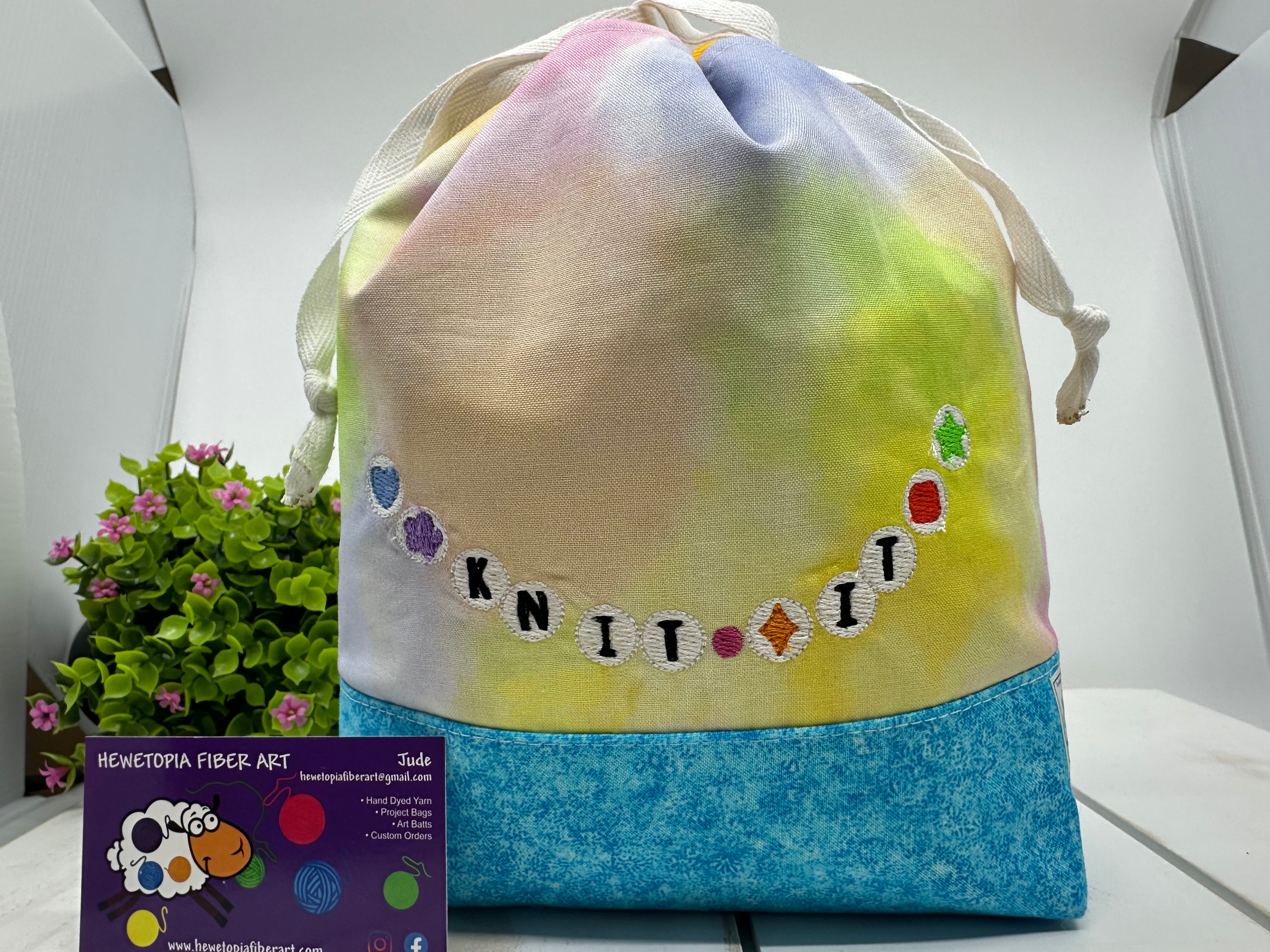 Friendship Bracelet Drawstring Project Bag
