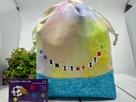 Load image into Gallery viewer, Friendship Bracelet Drawstring Project Bag
