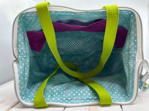 Tea Time Wire Framed Project Bag