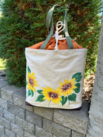 Load image into Gallery viewer, Sunflower Project Bag
