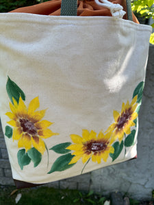 Sunflower Project Bag