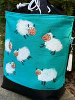 Load image into Gallery viewer, Dancing Sheep Project Bag
